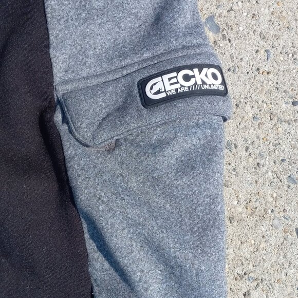 Ecko Unltd Sweat Shorts Color-block Black Gray Drawstring (M) Thread Collective - Picture 4 of 16
